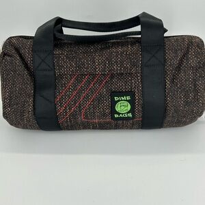 Dime Bags 15” Earth Brown Duffle Tube Hemp Blend Bag NEW with Tags